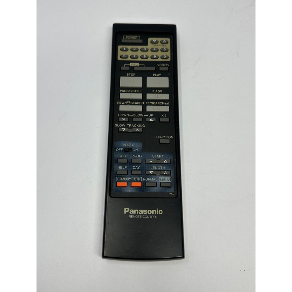 Panasonic vsqs0573 TV/VCR Remote Control OEM Y9